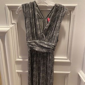 Gray and black Anthropologie dress, Tracy Reese